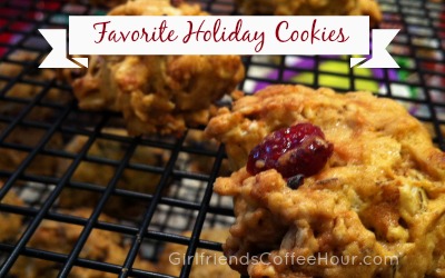 {Dairy Free} Cranberry and Cocoa 'Nib' Oatmeal Cookies www.GirlfriendsCoffeeHour.com #christmascookies