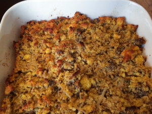 Cornbread Stuffing with Sage and Sausage