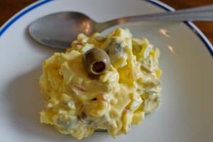 Egg Olive Salad Plate