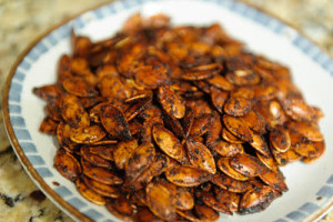 Korean Spiced Pumpkin Seeds